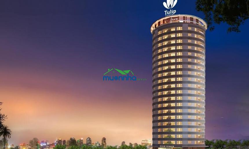 Cho thuê căn hộ of tulip tower, 10 triệu vnd/ tháng. 79m2, 2pn, 2wc. có ít nội thất.