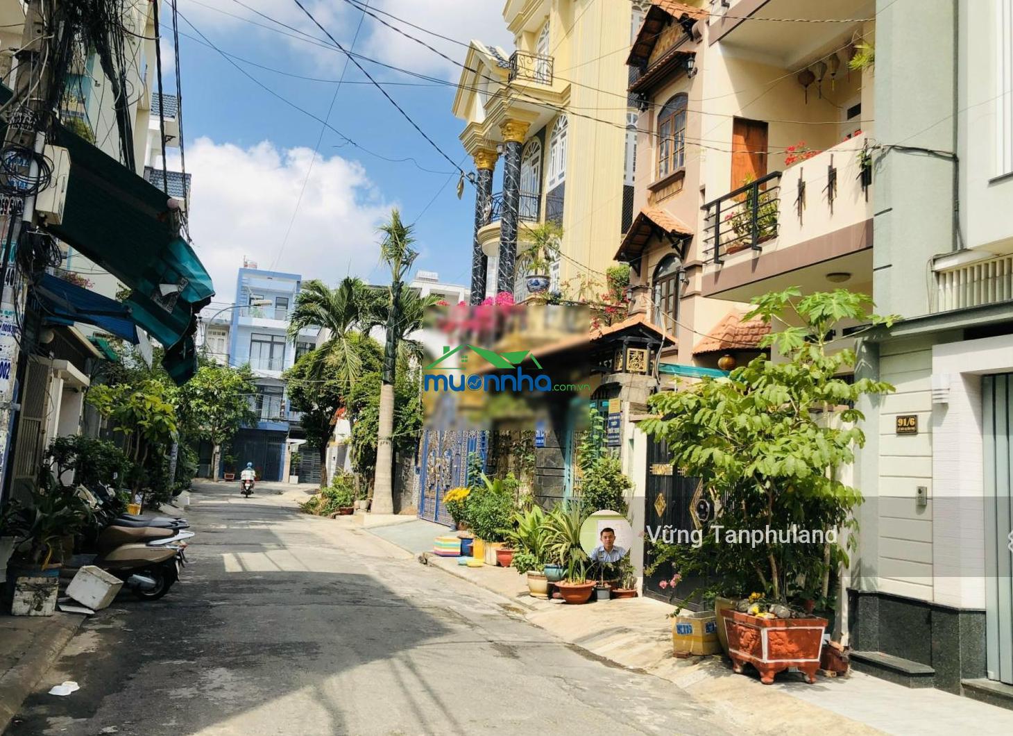 Bán nhà đường lê sát, tân phú hẻm 8m xe hơi 3 lầu 4mx25m 10.x tỷ - 4