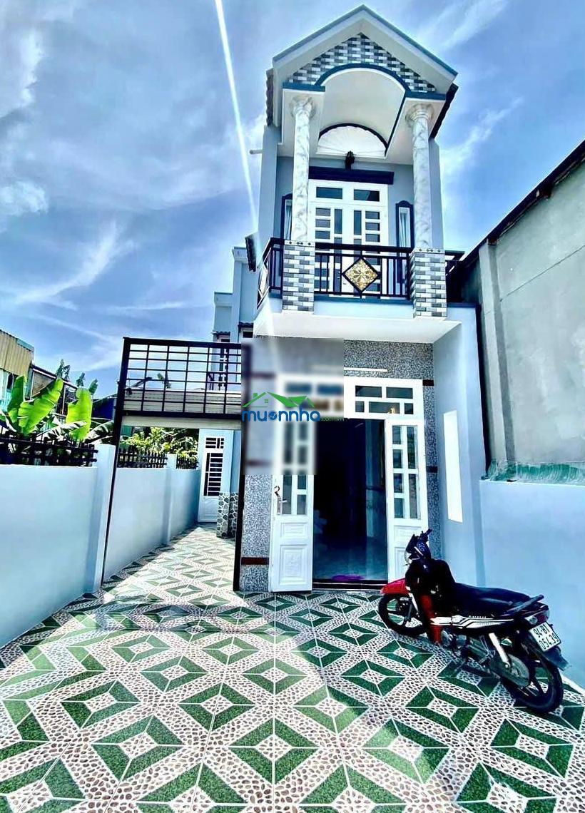 Bán nhà 1 trệt 1 lầu 100m2 5m x 20m shr 1/nguyễn thị sáu, xã thới tam thôn, hóc môn giá 4,49 tỷ