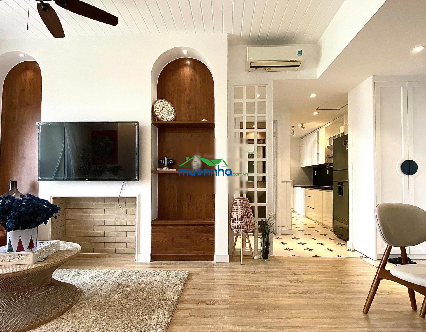 Cho thuê căn hộ 2pn masteri thảo điền giá 18tr - view sông - nội thất sang trọng. sang 0909 634 ***