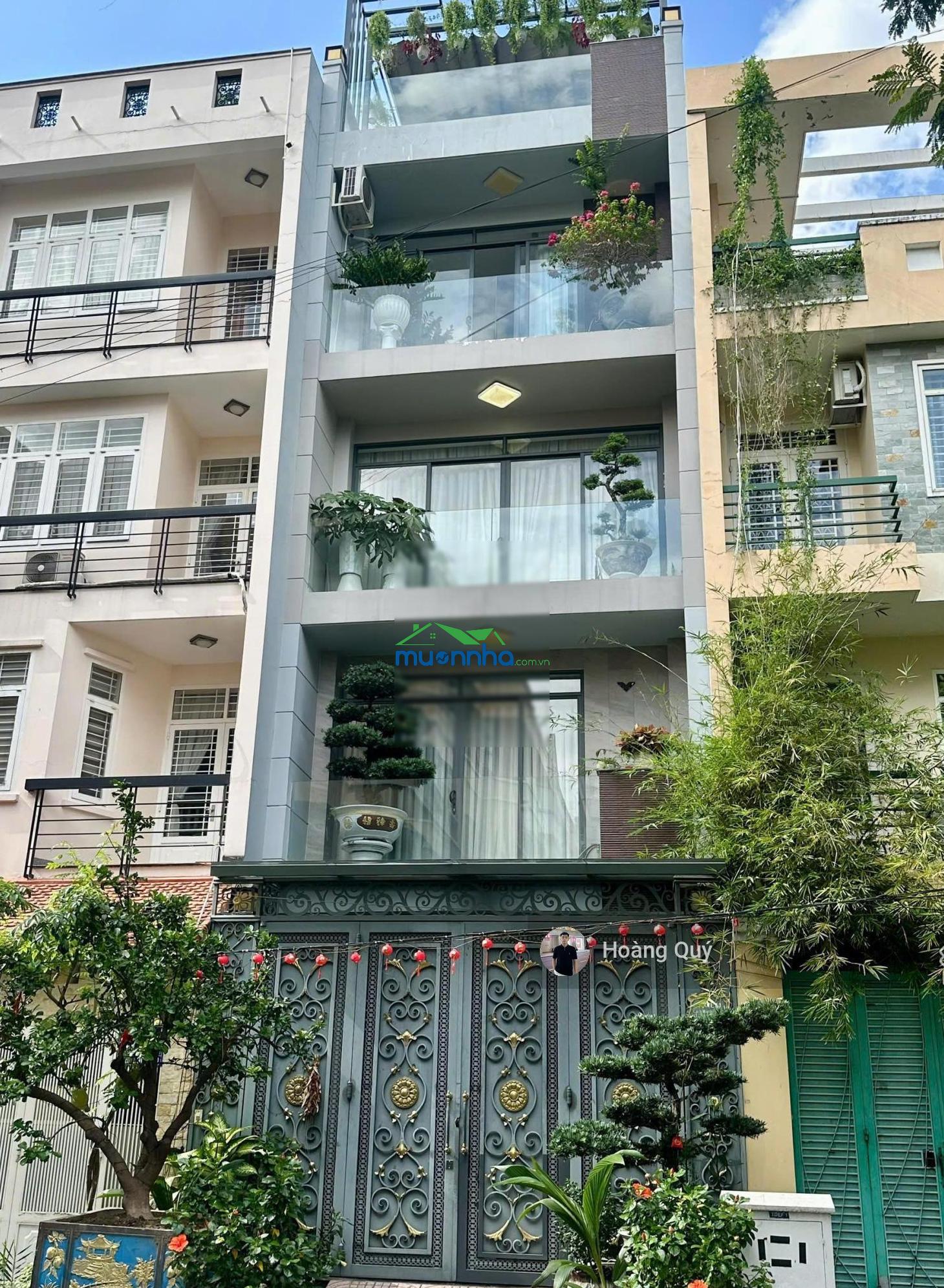 Căn 22.5tỷ 7x15m, 5 tầng nhà riêng đường nội bộ cmt8 12m đối diện công viên lê thị riêng - 2
