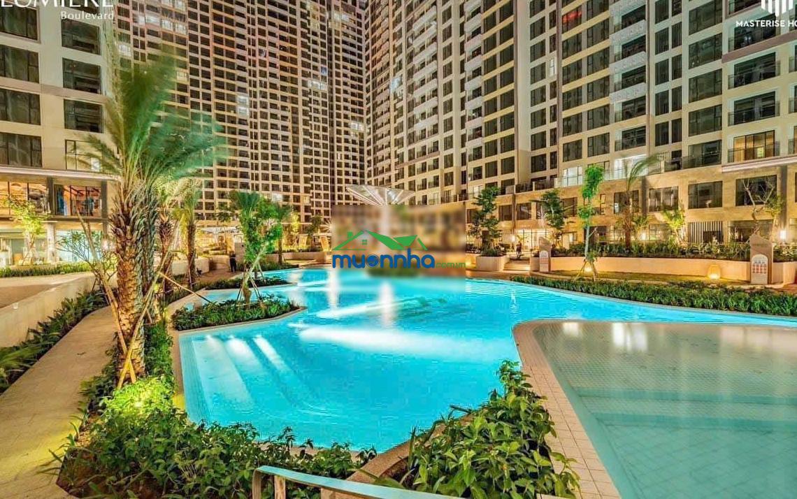 Sốc cho thuê căn góc 2pn2wc views quá đẹp giá 8,5tr bao phí ql tại lumiere boulevard vinhomes q9
