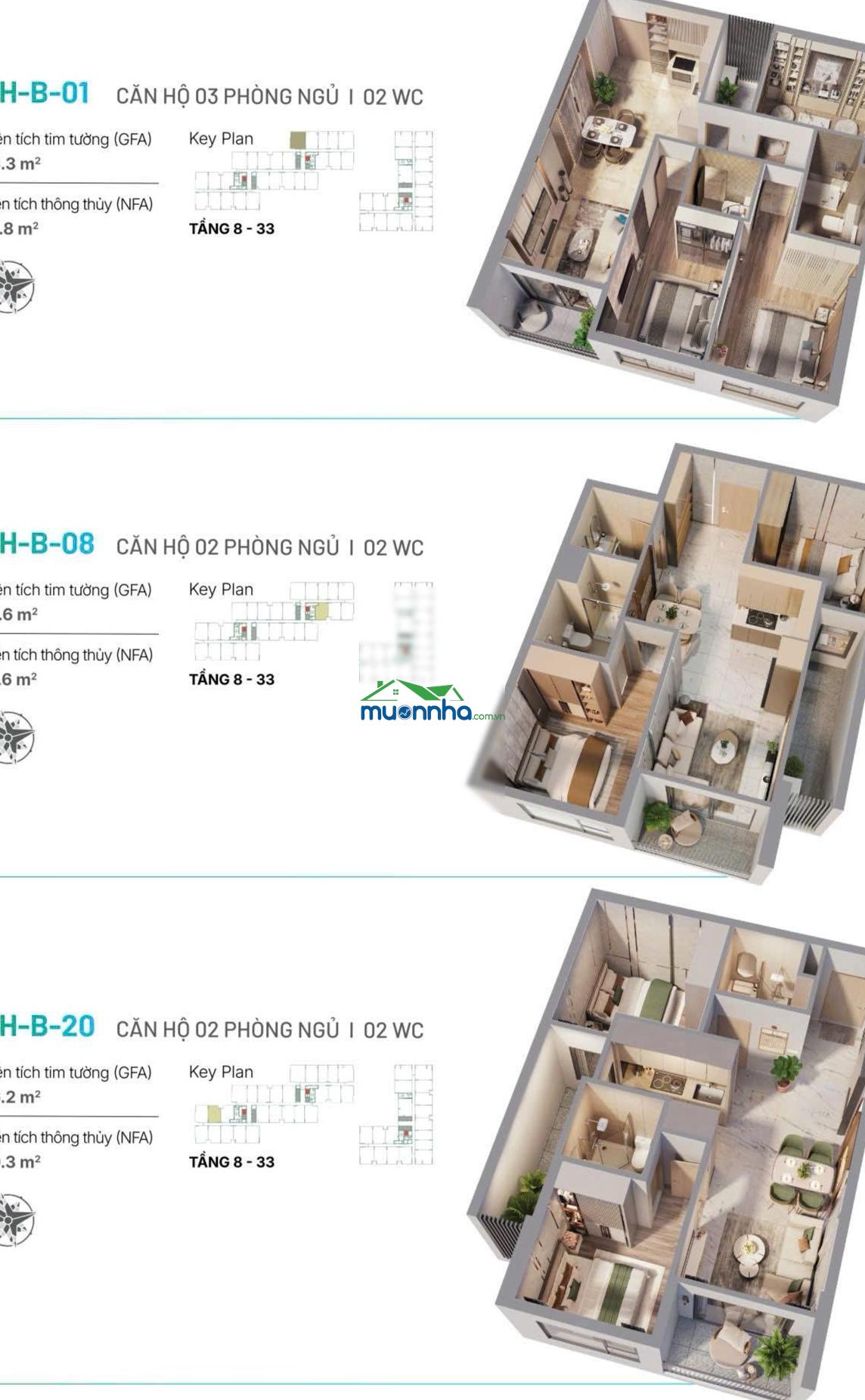 Căn hộ 2pn/2wc tại dự án happy one mori, 2.9 tỷ, 66m2 cách trung tâm tphcm 30p, cách aeon mall 5p - 2