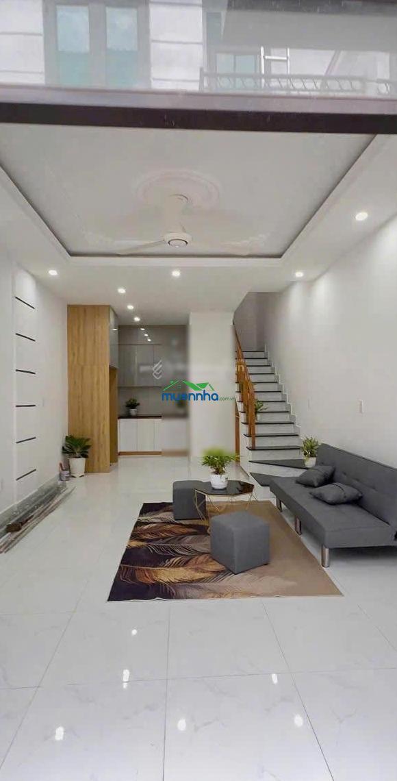 Bán căn nhà mới full nội thất, 4x8m ngay chợ, video thực tế, 1 trệt 1 lầu 2pn 2wc 755tr full giá - Ảnh 4