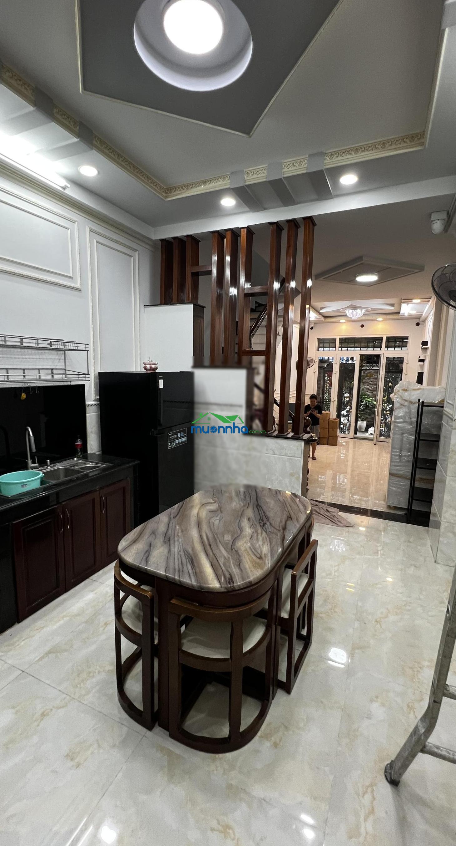 Bán nhà 4 tầng hxh 8m gần chợ an dương vương, bình phú, quận 6 - dt: 3.5x15m. giá nhỉnh 6 tỷ