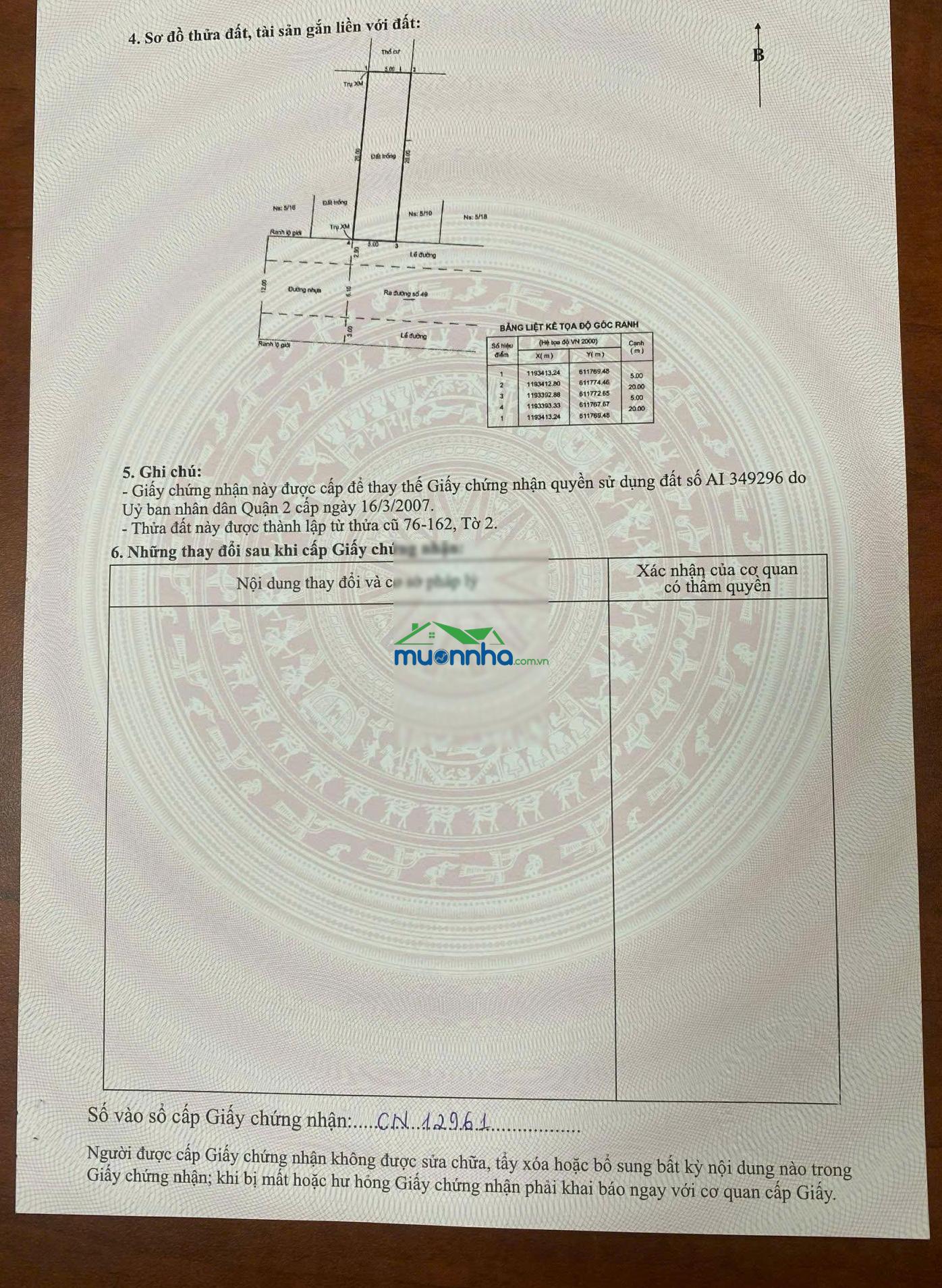 Ngộp bán đất khu mười mẫu, dt 100m² (5x20) vuông vức hướng nam, đường 12m vỉa hè giá ngộp 11,5 tỷ - 3