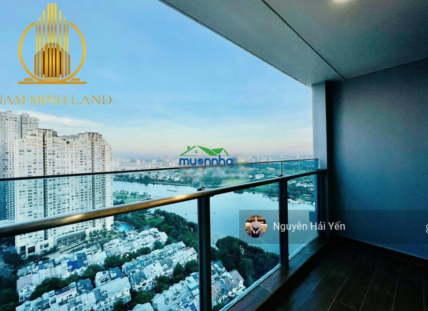 Hải yến nam minh land - cho thuê căn hộ sunwah pearl 3 phòng ngủ gh.xx.01, căn góc view landmark 81
