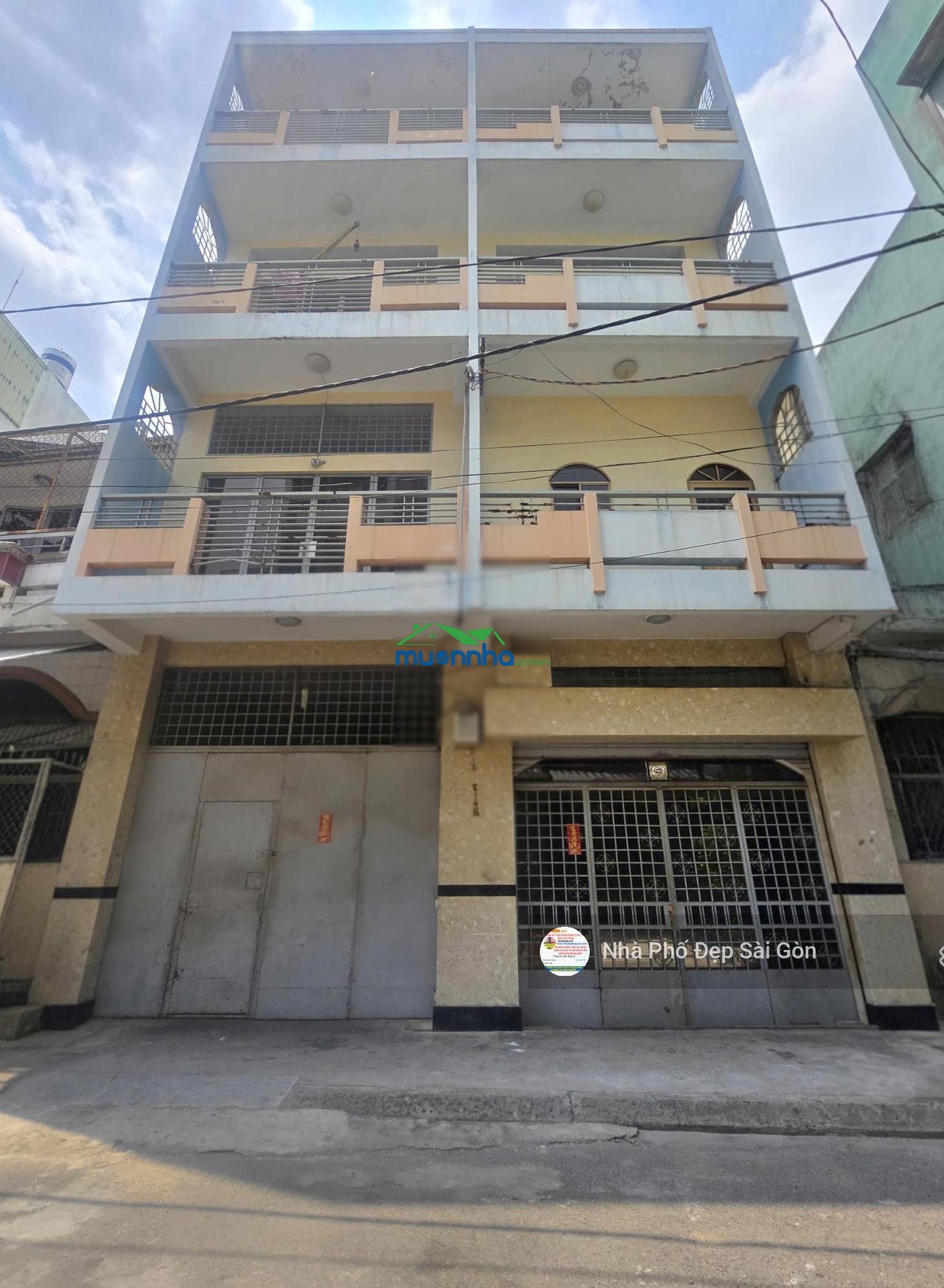 Bán nhà hxh 8m luỹ bán bích - tân phú. dt 8x20m - đúc 3 lầu - dt sàn tới 500m2 - giá cực tốt