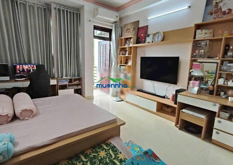 Giảm 1.5 tỷ - nhà đối diện đại học văn lang - đặng thuỳ trâm p. 13 - 4 tầng ngang 4,5x16,6m - 12 tỷ