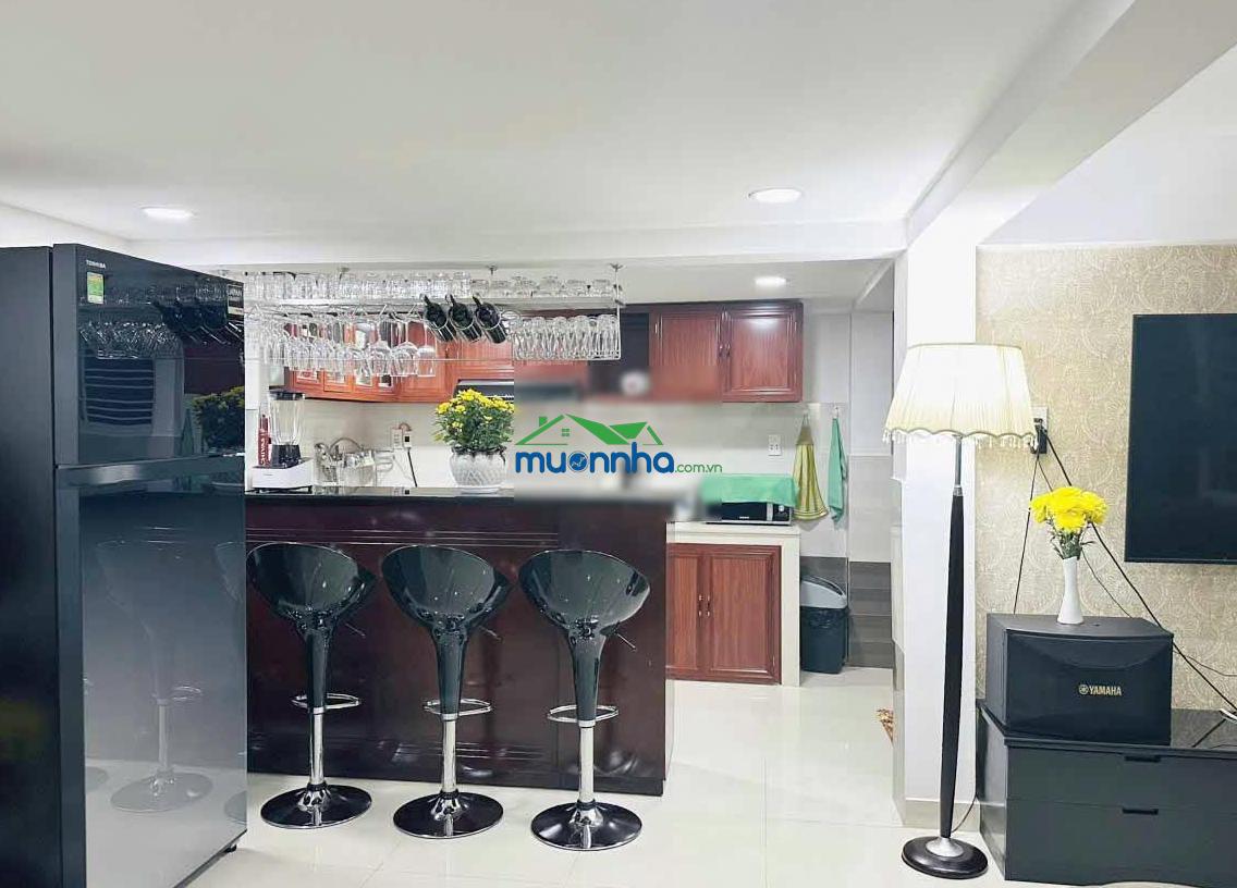 Nhà hẻm 1 xẹt 60m2, căn góc 2 mặt hẻm, nội thất đầy đủ, gần cầu bà tàng phường bình đông - 4