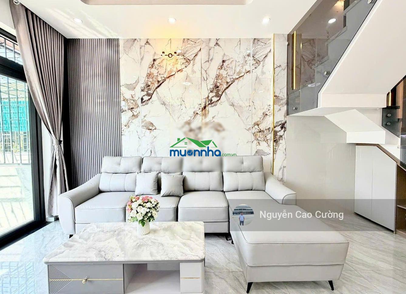 Bán nhà mặt tiền view sông vàm thuật 4x25m đúc 3 lầu hẻm 6m thông hà huy giáp - 3