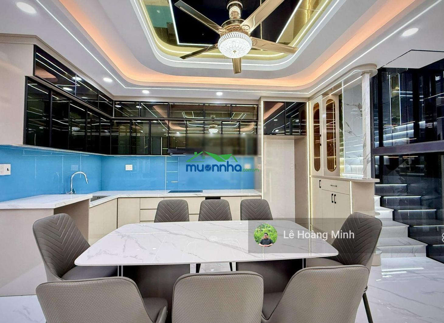 Siêu phẩm 5m x 15m. 4 tầng có thang máy hẻm nhựa 6m đường lê thị riêng. gần nhà máy bia tiger
