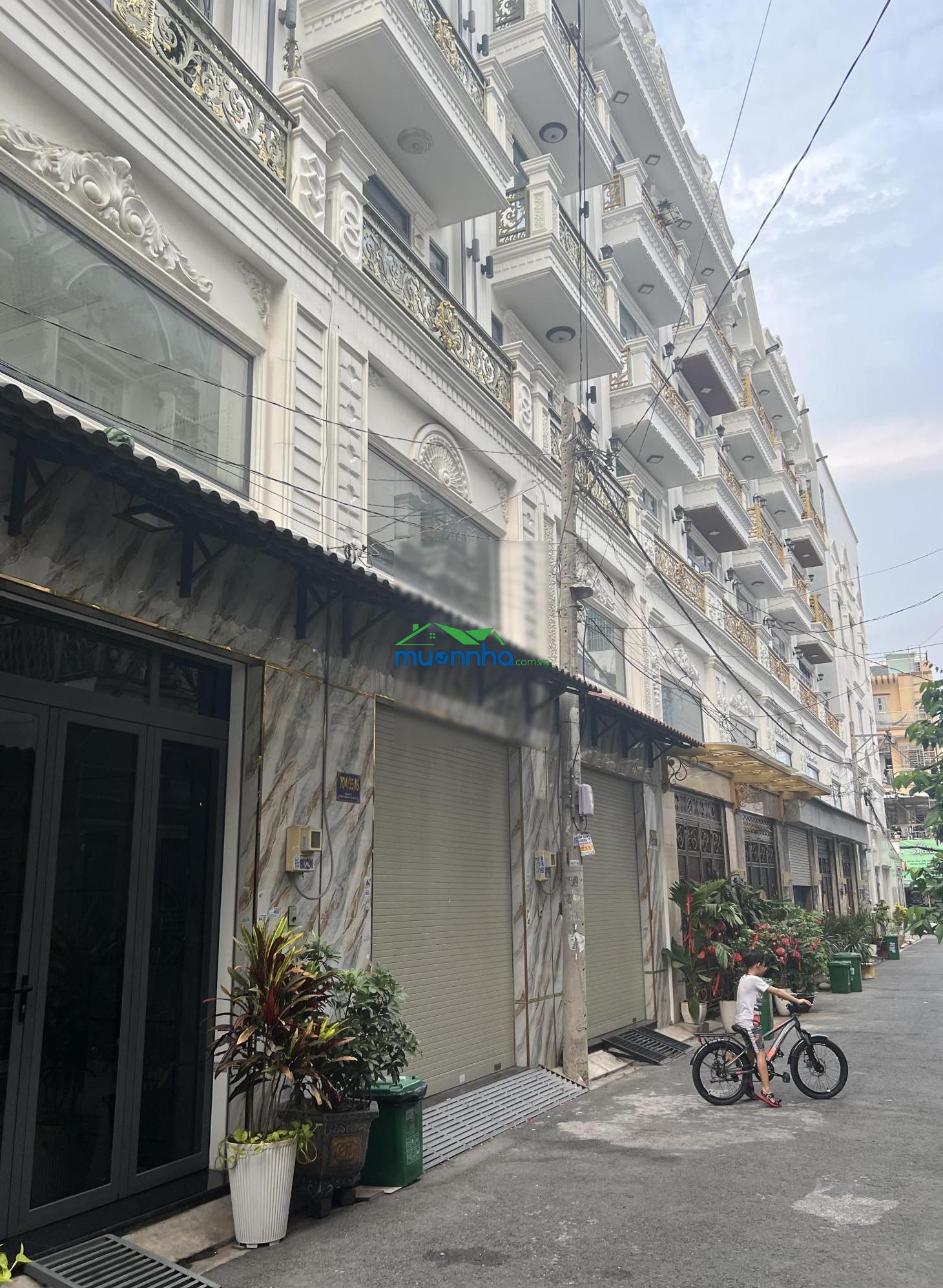 Nhà mới ở ngay 4 tầng 5pn hxh hương lộ 2 khu nhà cao tầng - 2