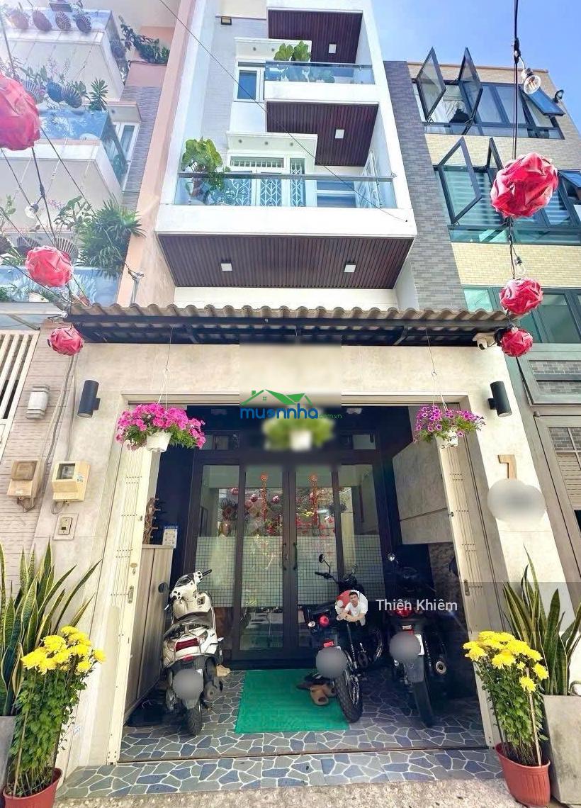 Nhà khu đồng bộ đường 5m nguyễn văn công - p.3 - gò vấp - 4m x 16m - 5 lầu mới - 3