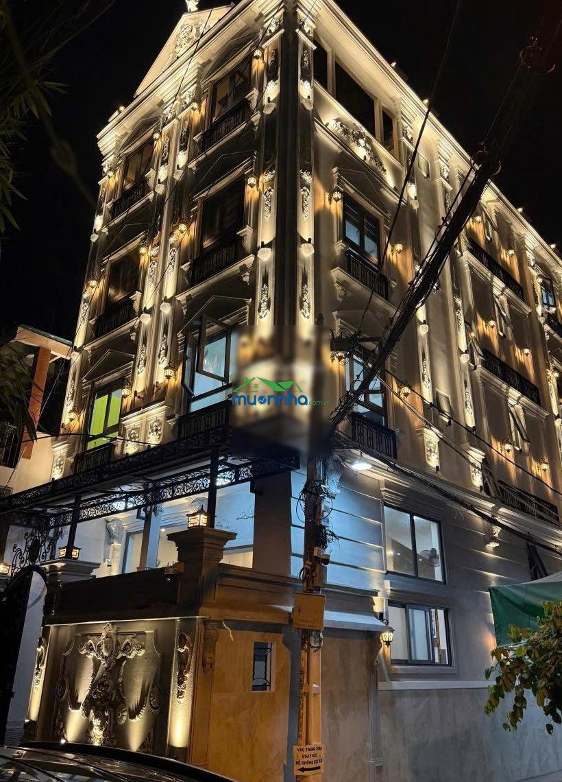 Chdv 2 mặt tiền hẻm thông 7m lê quang định 1 trục. 15 phòng cao cấp + thang máy - cho thuê 125tr/ t - 2