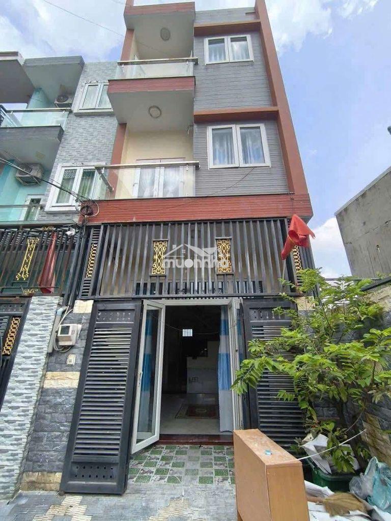 Nhà mới xây 2lầu 5x18m 4pn 3wc đs.3 trường thọ gần ga metro bình thái