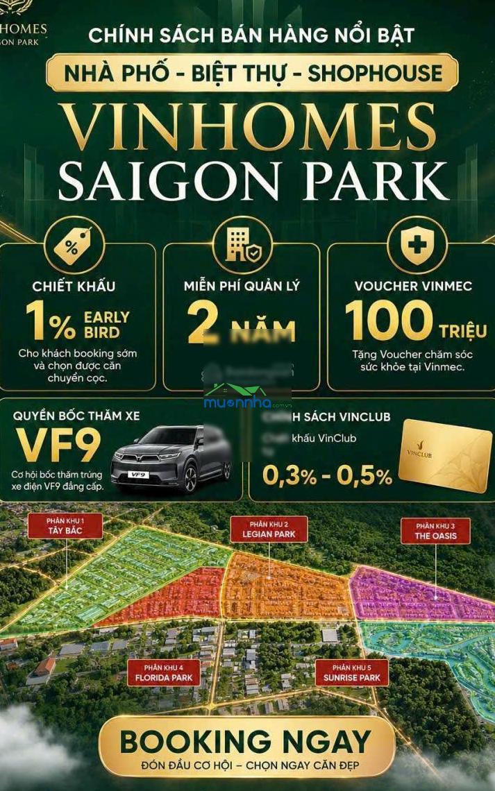 Bán nhà phố tại vinhomes saigon park hóc môn 60 m2, view đẹp, giỏ hàng giá tốt trực tiếp từ cdt - 4