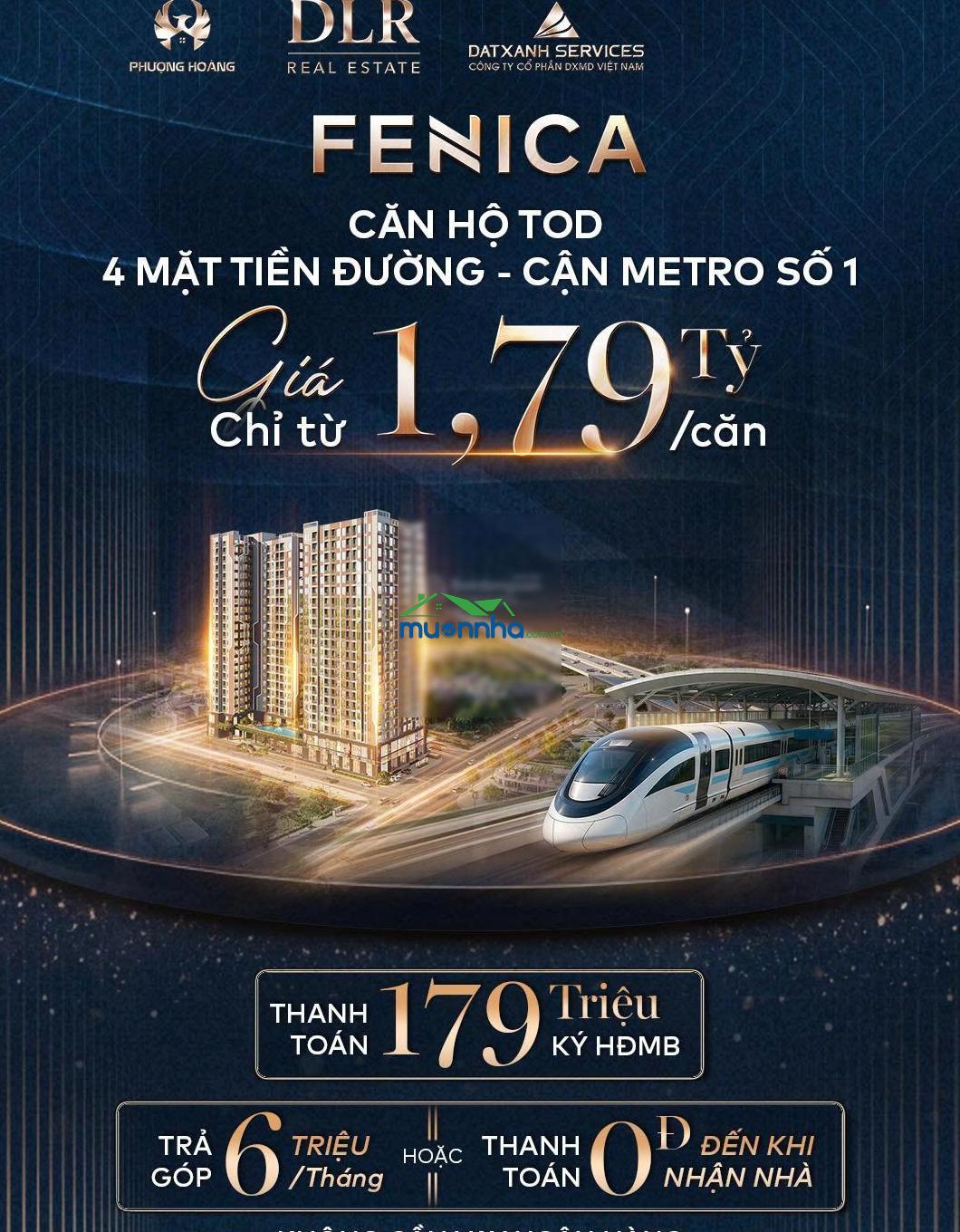Fenica với mức giá 1tỷ790, kí hđmb 179 tr sở hữu ngay nhà tphcm. tt trực tiếp từ cđt đợt 1