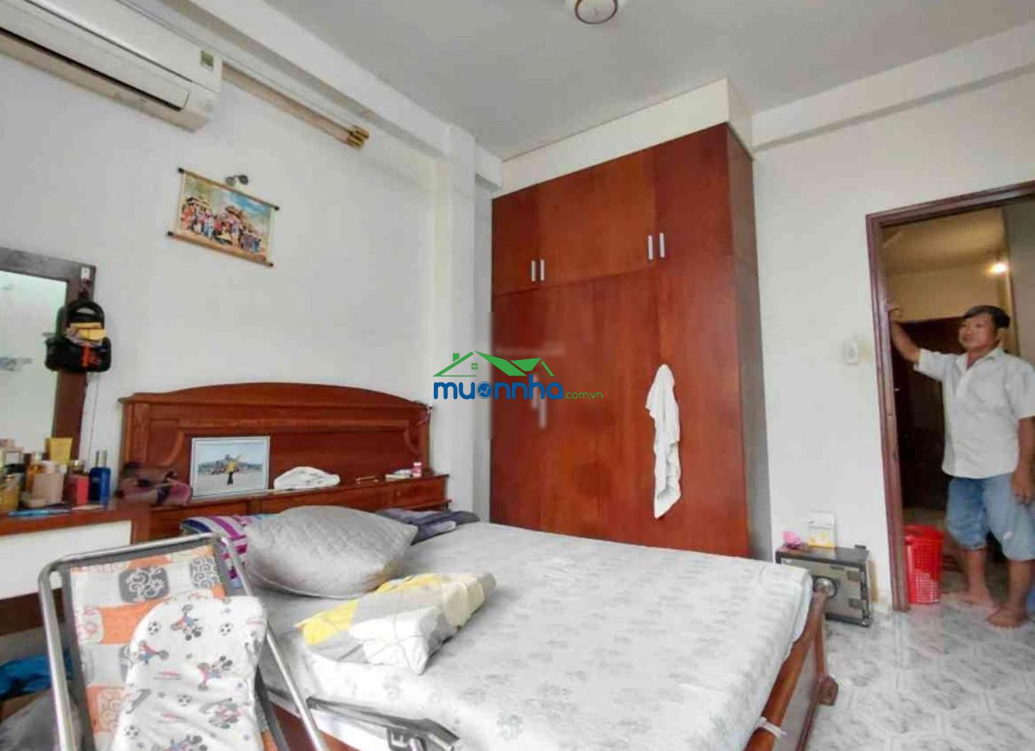 Nhà 4 tầng 54,1m2 nở hậu - 5pn 4wc - sổ vuông - dọn vào ở ngay - hẻm thông, xe hơi tới nhà - 4