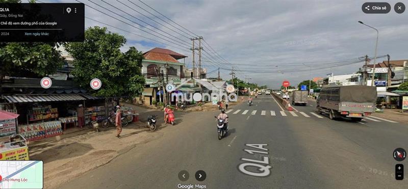 Chính chủ bán đất hưng lộc 162m2 - mặt tiền 32m - sát kcn dầu giây