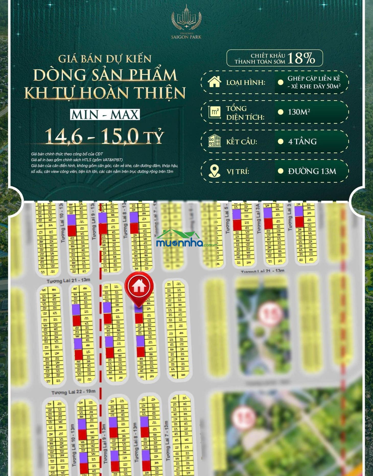 Dành cho anh chị có 1,53 tỷ nhàn rỗi: nhà phố vinhomes từ 4,8 tỷ, vốn ban đầu chỉ 1,44 tỷ
