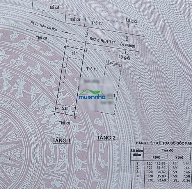 Nhà đẹp trần thị bốc - 5x19m, trệt lầu btct, 3pn - hẻm xe tải gần mặt tiền - giá 4.19 tỷ tl