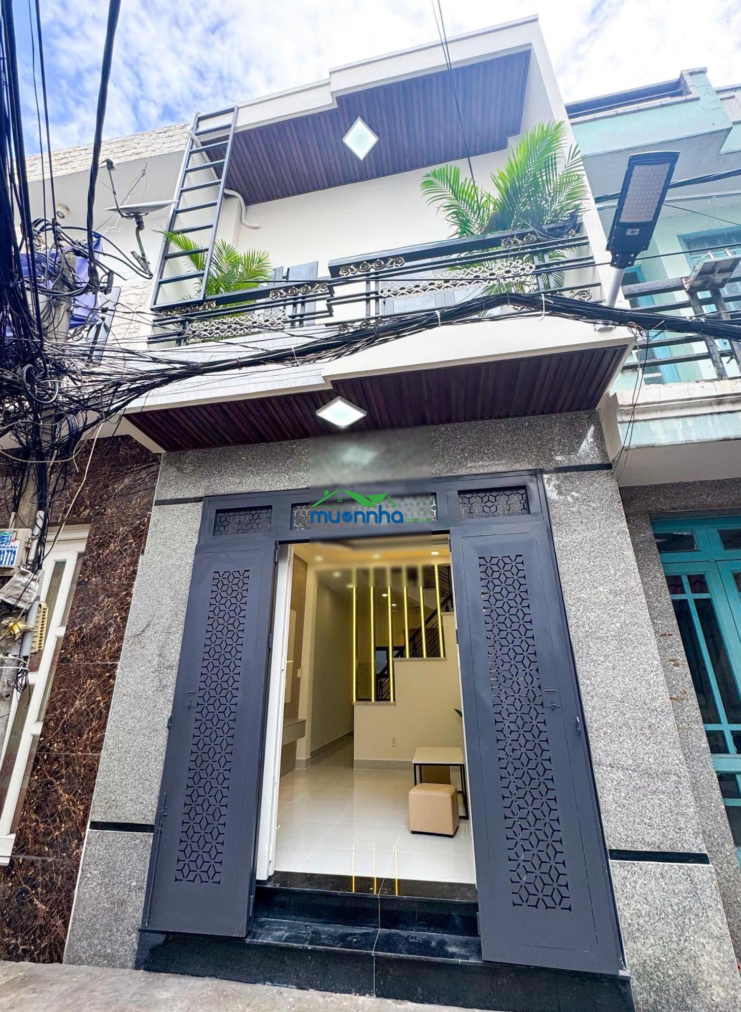 Nhà mới full nội thất hẻm 4m đường nguyễn thị xiếu - cạnh đh marketing q7