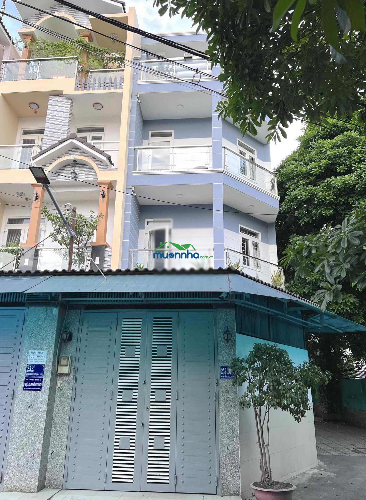 Nhà hxh 14m 2 mặt thoáng 252 phạm văn chiêu p9 5x11m cn 52.4m² 4l 4pn xe hơi trong nhà chỉ 7.4tỷ tl - 3