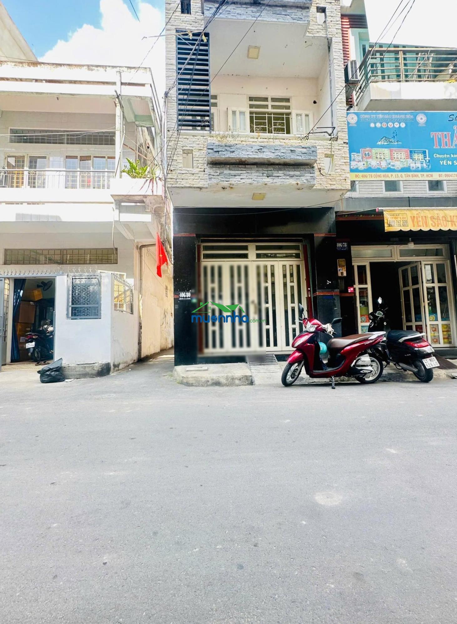 Bán nhà riêng tại hẻm xe tải 406 cộng hòa giá chỉ 7,6 tỷ sổ hồng riêng có sẵn hợp đồng thuê dài hạn