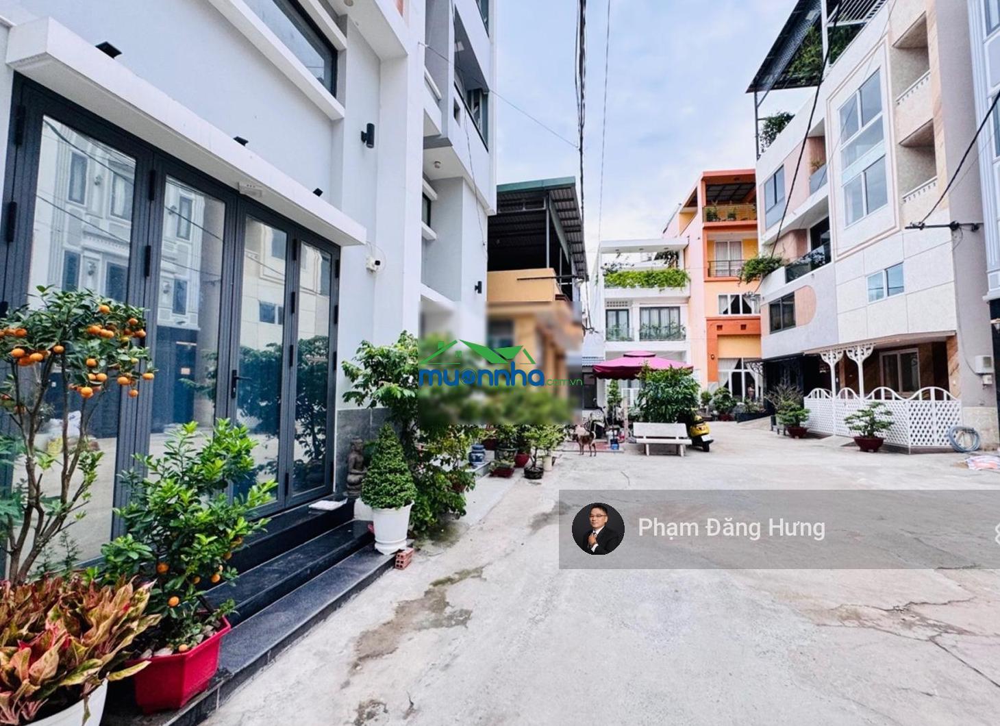 Nhà giáp bình thạnh gần siêu thị emart hẻm oto 5m, lê quang định, 5 tầng, 5pn, 4.5x11, chỉ có 9.7tỷ