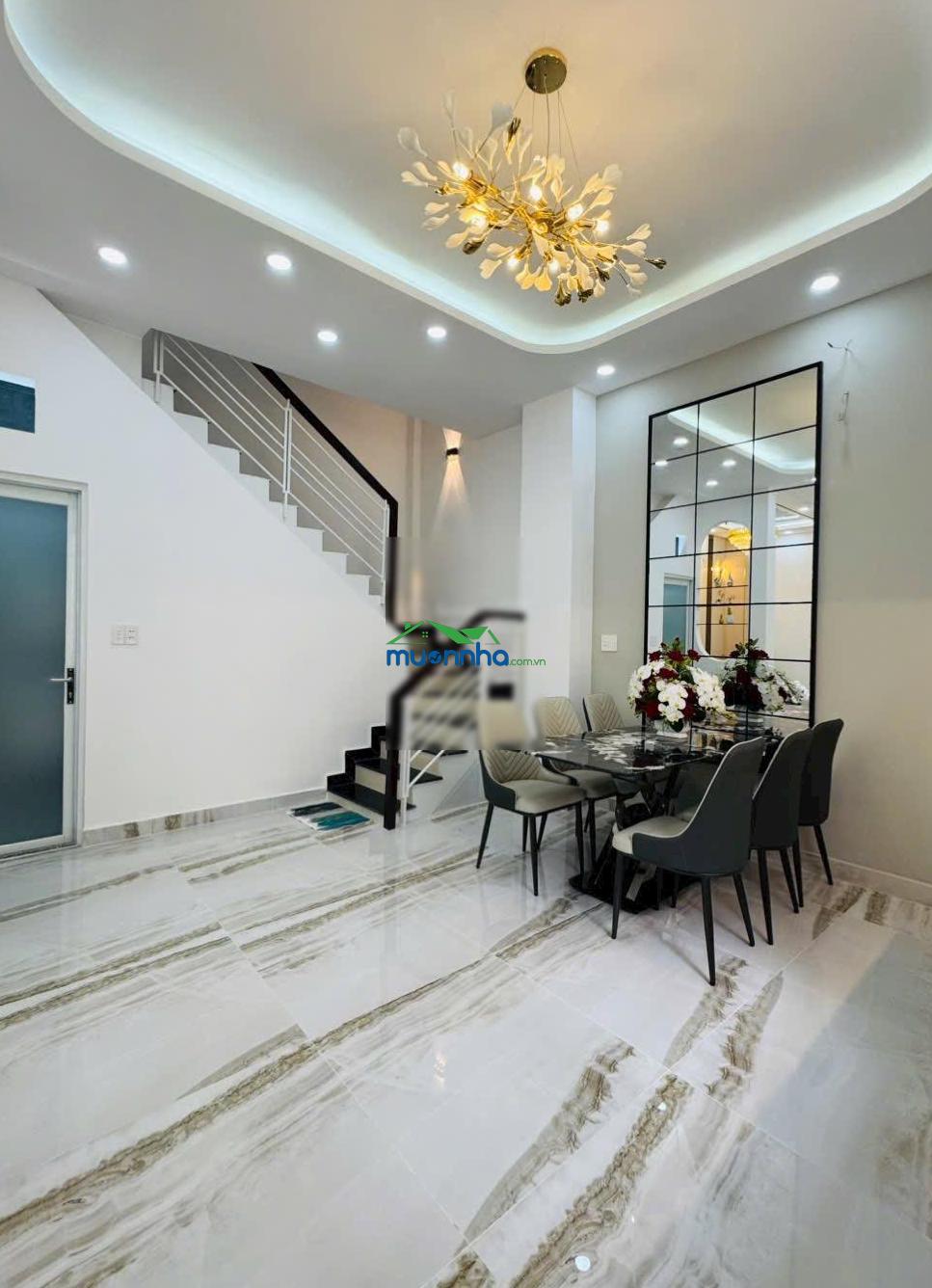 Nhà mới đẹp thiết kế hiện đại - chợ rạch ông - phố ẩm thực âu dương lân 48m² 4 tầng chỉ 7 tỷ chút