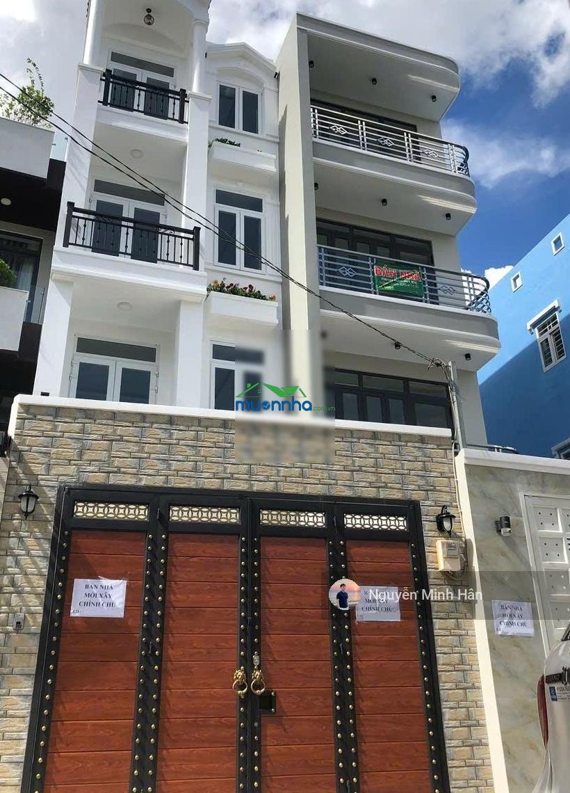 Nhà mới hẻm 5m thông 256 phan huy ích p12 4,2x15m nh 7,5m 4 lầu đct 20tr giá 7,2 tỷ tl - 4