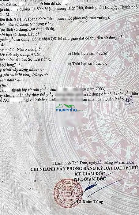 Hiệp phú - chỉ hơn 5tỷ - nhà 81m2 ngay ngã 4 thủ đức, coopmart. - 3