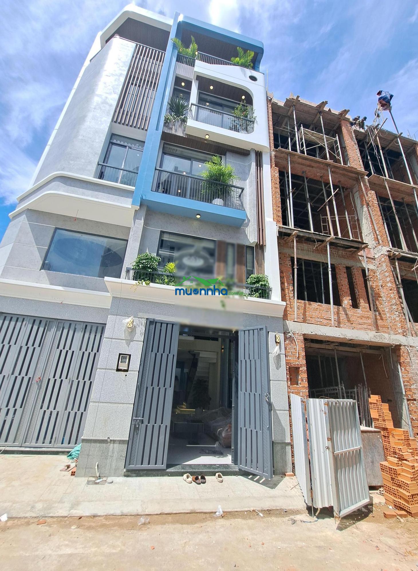 Siêu phẩm nhà 5 tầng hương lộ 2- 6 phòng full nội thấtcao cấp- hẻm xe hơi thoải mái-nhỉnh7tỷ