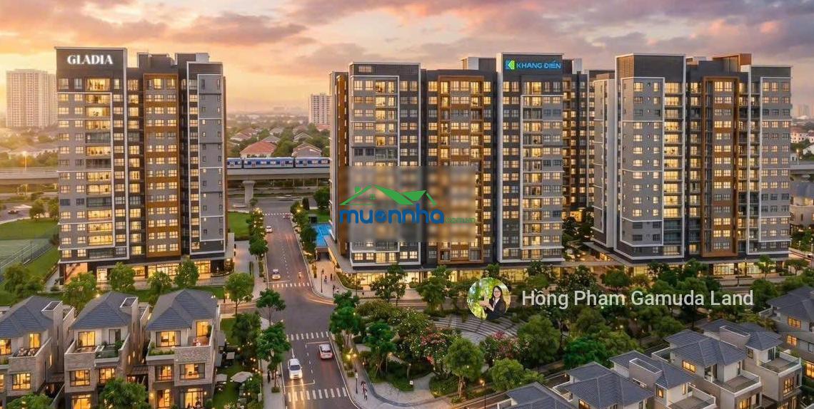 Chiết khấu 14%, chỉ 83tr/m2-booking gđ1 căn hộ cao tầng gladia heights cđt khang điền+keppel land - 2