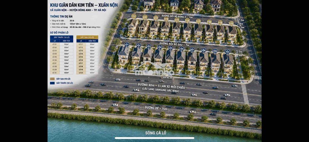 🔥 Bán 120m2  đất giãn dân kim tiên – xuân nộn, đông anh 🔥 - 3