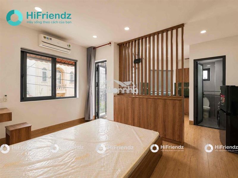 Dự án mới 100% - dạng 1pn - tách bếp - bancol - full nội thất
