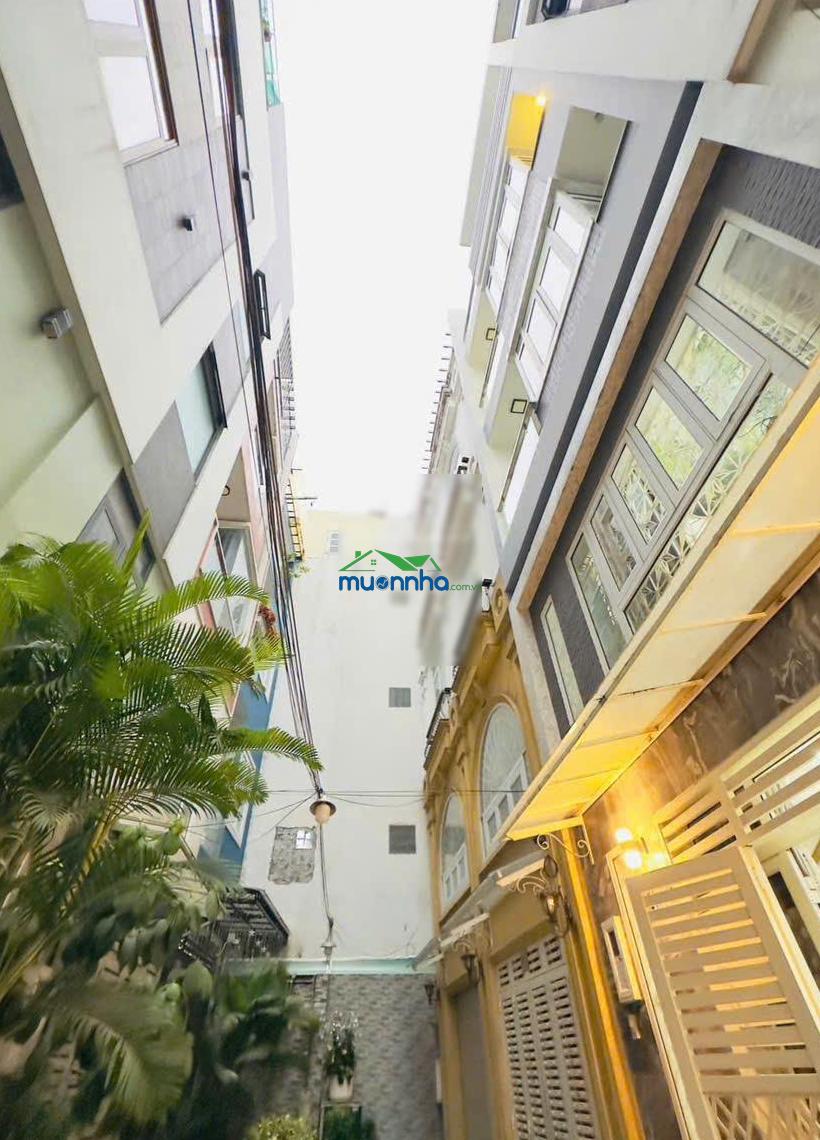 Bán nhà hxh chu văn an (4,8x7m) 40m2 - 5 tầng - 4pn. khu dân trí, an ninh, yên tĩnh, dọn vào ở ngay - 4