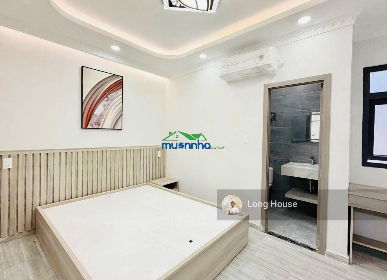 Nhà 5 tầng xây mới, dt 49m², sổ vuông. khu vip ngay mặt tiền nguyễn thị huỳnh - nguyễn văn trỗi