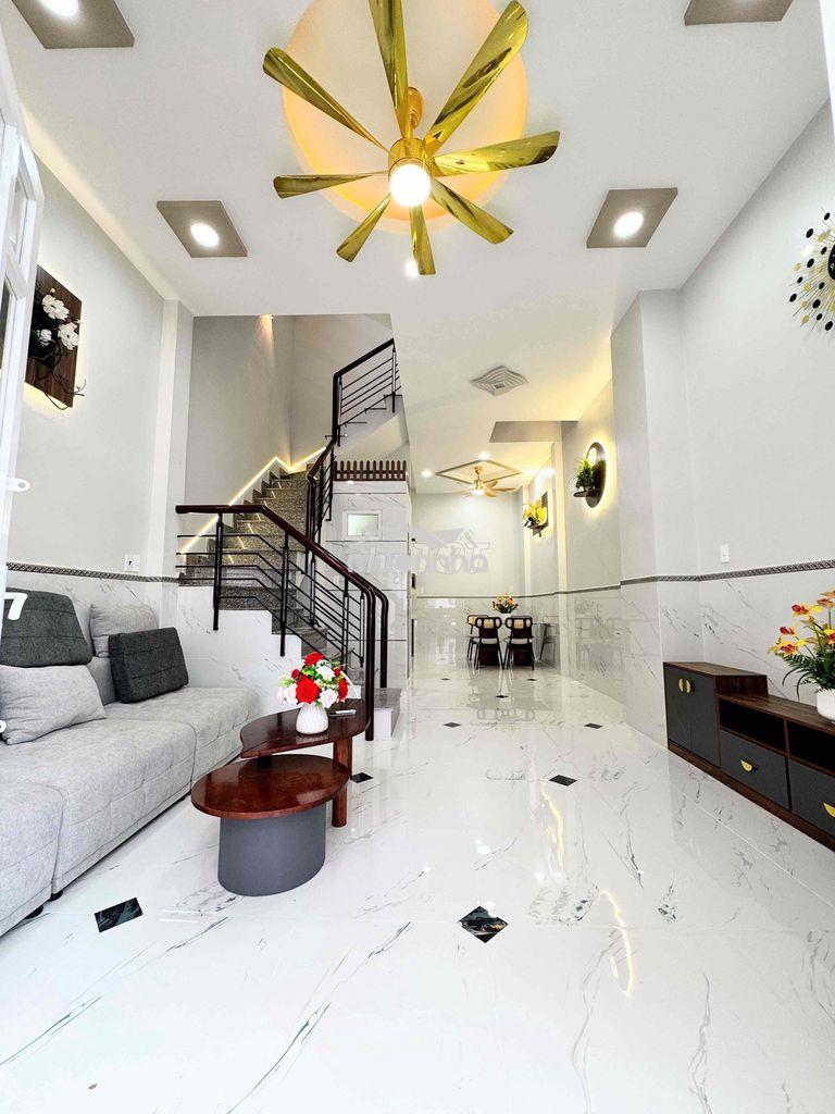 Nhà mới đẹp hậu giang - trung tâm quận 6 - 4,5x12m, 3 tầng - 2