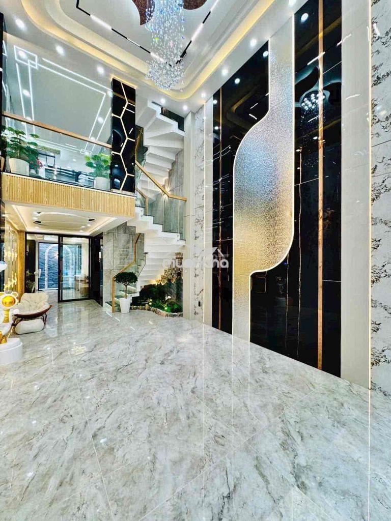 Siêu phẩm nhà mới xây có thang máy 4m x 15,2m phạm văn chiêu - 4