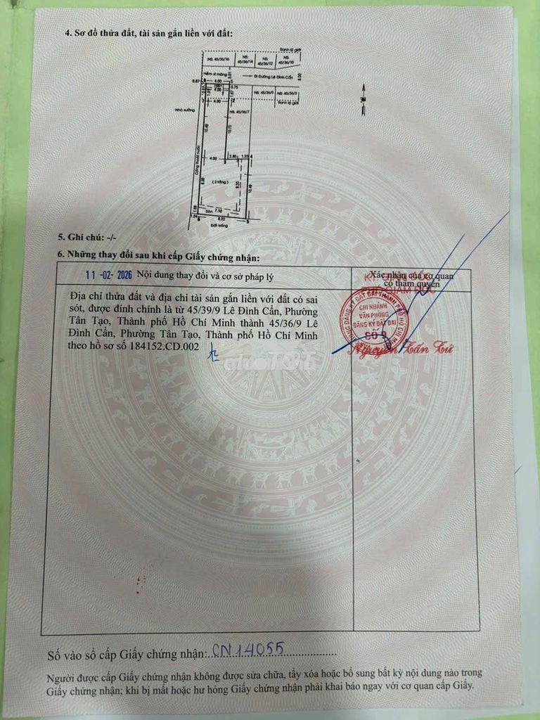 Nhà hẻm lê đình cẩn - 2