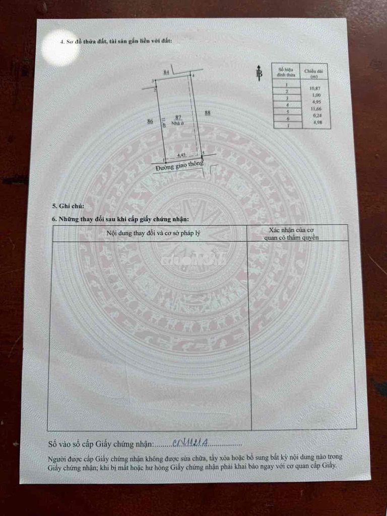 59m sổ riêng thổ cư 100% giá 1ti350 - 2
