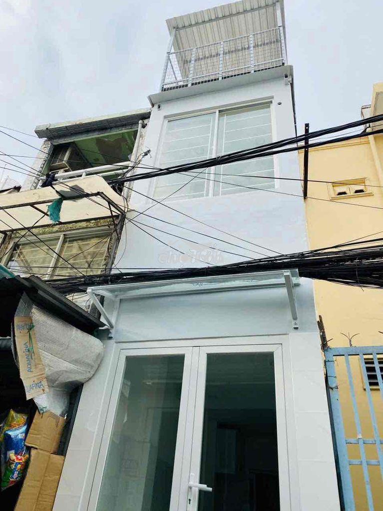 Nhà shr hẻm xe hơi cặp hông bệnh viện tân hưng