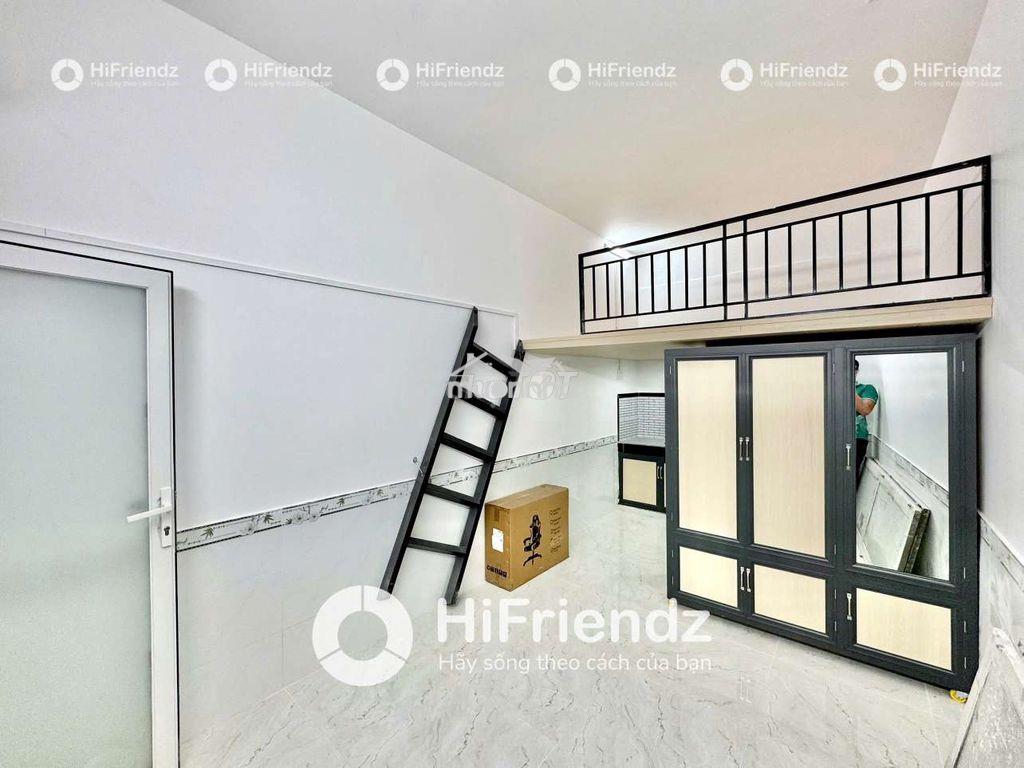 Căn hộ có gác mới xây, sẵn máy lạnh, thang máy, bảo vệ ngay cv phú lâm - 3