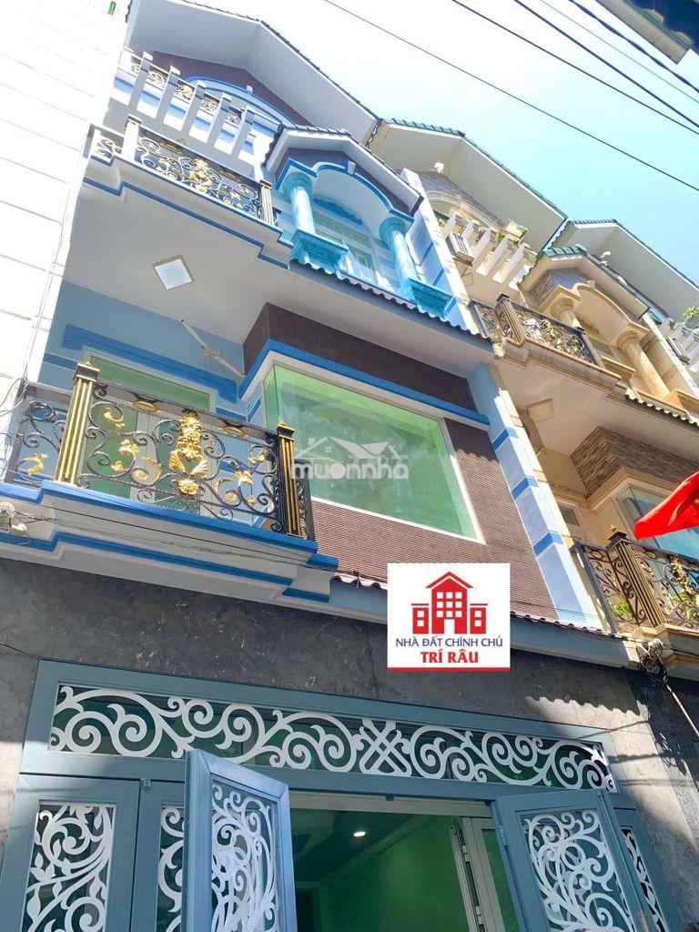 Nhà phố 3 lầu 4x15m, xe hơi nhà kdc a.d.vương p16 q8 gần v.v.kiệt - 2