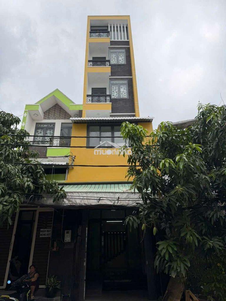 Cho thuê nhà mới mtnb có thang máy dt 4*18m