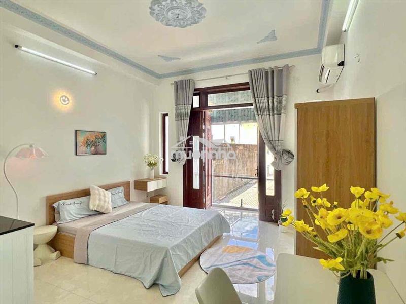 Cho thuê căn hộ ban công full nội thất giá rẻ ngay chợ tân quy quận 7