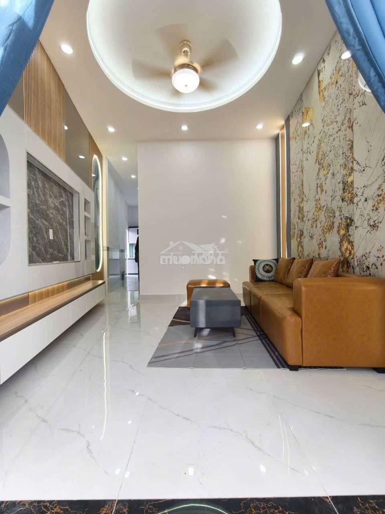 Nhà 1/ bà triệu sổ riêng 3,5 x12 nở hậu 6m trung tâm tt hóc môn - 4