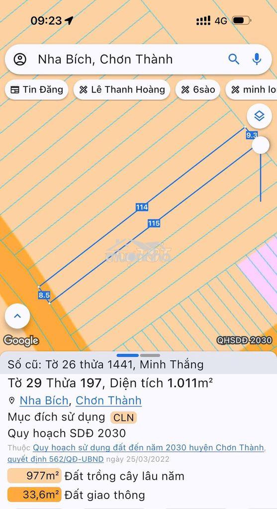 Đất 1011m2 chính chủ ngay trường tiểu học minh thắng, đồng nai - 2